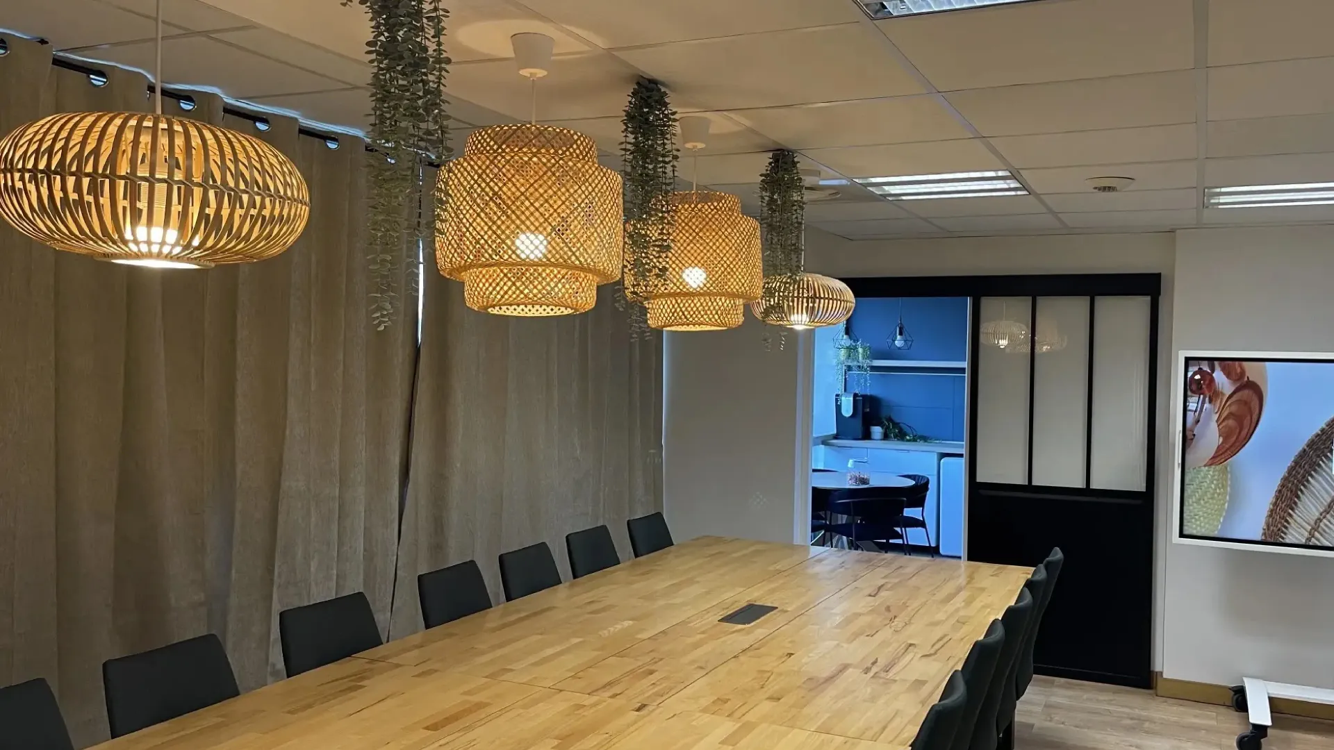 Concept de la salle de réunion et de l'espace de coworking Meeting Room