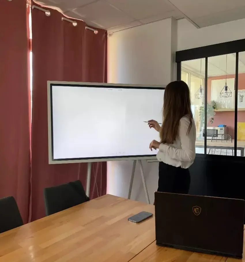 Paperboard numérique Samsung Flip de la salle de réunion